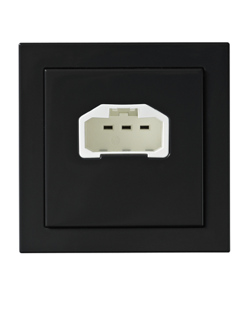 ABB AKK6-81 Lamputtag 85 mm, DCL Antracit, Strömbrytare & vägguttag