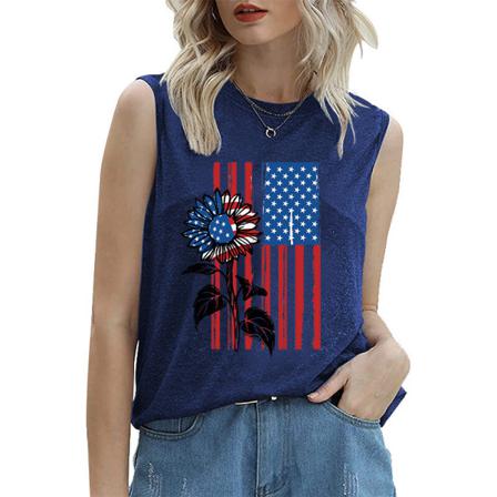 Ärmlös Damblus Vintage Cami