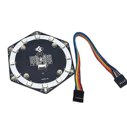 6+1 I2S Mikrofon Array Modul Röstigenkänning LED-Display K210 6+1 Modul[D]