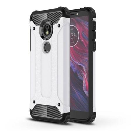 Motorola Moto E5 / G6 Play mobilskal TPU och hårdplast material skyddande värmeavledande funktion - Vit Vit