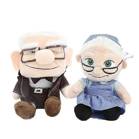 20cm Brinquedos Filmen Upp Carl Morfar Mormor Leksaker Carl Upp Plysch Tecknad Fylld Mjuk Plyschleksaker För Barn Gåvor (FMY)