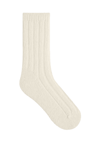 BleuForêt Alpacka socka Sockor Dam Vit 36/40