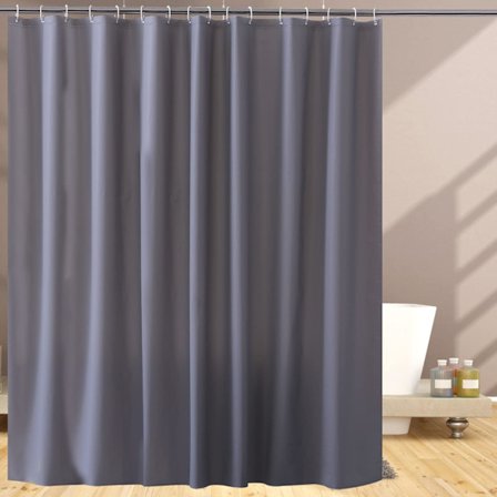 Hometta kestävä suihkuverho Harmaa 240 x 200 cm EVA Vedenpitävä