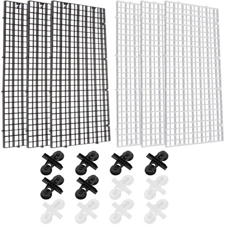 Akvarium Egg Crate for Akvarium, Akvariumdeler med Justerbar Design, Sikker Miljøbeskyttelse, Beskjæres og Fri Spleiskombinasjon, Multi