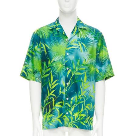 Versace Pre-owned Pre-owned Polyester toppe Grøn, Herre, Størrelse: M