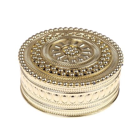 Kreativ plast rund godisask bröllop vintage choklad present