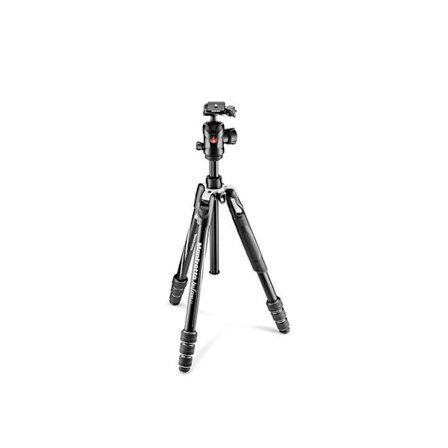 Manfrotto kolmonjalka 496 Center - Säädettävillä jaloilla - Easy Link -liitin - Musta/Hopea