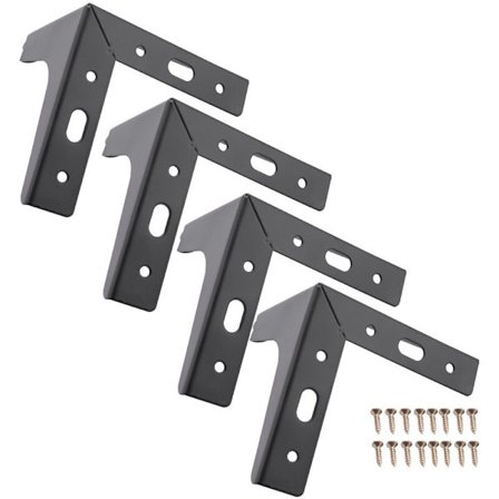 Metal møbelben Sofa ben Kabinet fødder Jern holdbare møbel hardware tilbehør Trekantet skrivebord bordben-10cm