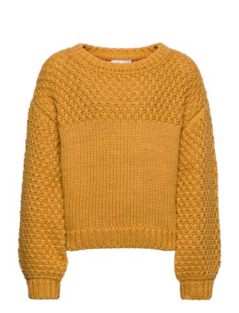 Nkframia Ls Boxy Knit Brown Name It
