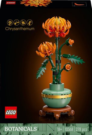 Lego Icons Krysantemum Byggesæt Blomsterdekoration 10368, Børn & Forældre, Motorik & Bevægelse, Klodser Og Stabletårne