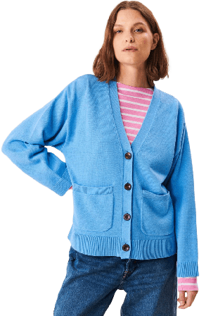 Jumperfabriken Esta Cardigan Tröjor Dam Blå M