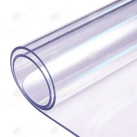PVC-dug - HTBE - Transparent - Vandtæt - Olieresistent - Brandsikker 70cm