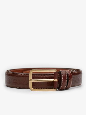 John Henric Men's Brunt Bælte Size 95