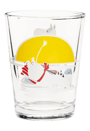 Arabia Mumin Glas 22Cl Kvällsdopp Kök & matlagning Flerfärgad 22 CL