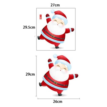 Juletoilet-klistermærke Xmas Wall Decal STYLE 6 STYLE 6