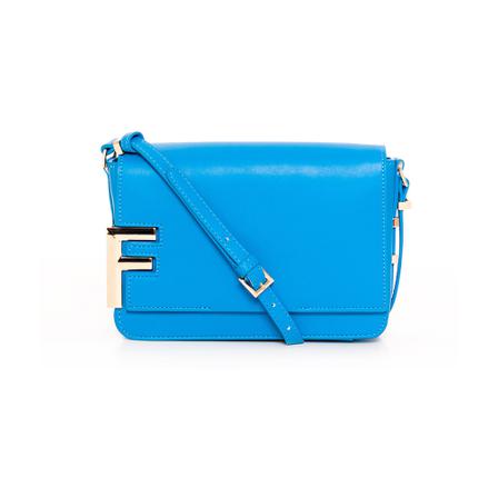 Fracomina, Cross Body Bags Blauw, Dames, Maat:ONE Size