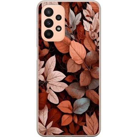 Samsung Galaxy A23 5G Gennemsigtig cover Efterår og Blade