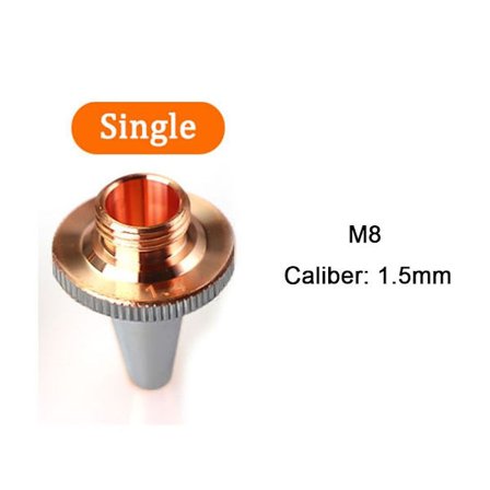 Lasersvetsmunstycke Svetsbrännare ENLAGER 1,5MM ENKEL