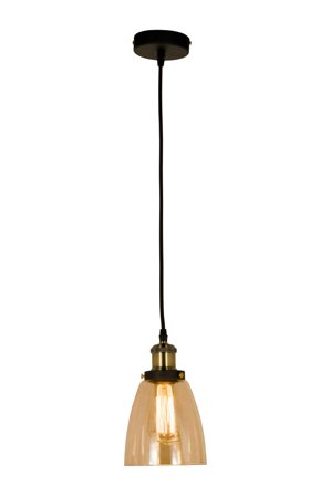 Aneta Lighting BECKY taklampe, antik/amber, E27