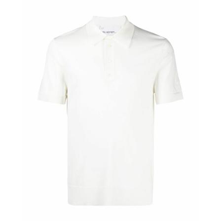 Neil Barrett, MC Polo Tecno Point Wit, Heren, Maat:M