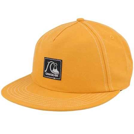 Quiksilver - Gul snapback Kasket - Heritage Cap Mustard Strapback @ Hatstore