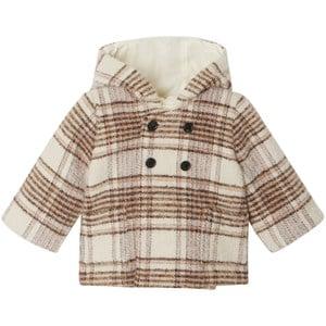 Bonpoint Misha Checked Coat Naturel 18 Months - Coats and jackets - 18 months - Beige