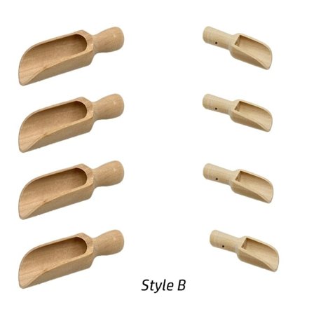 Badesaltskje Tre kaffeskje B B