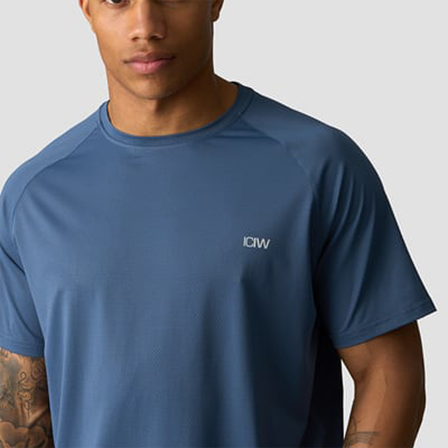 ICANIWILL Stride Raglan T-shirt Sininen