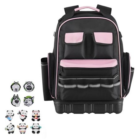 Verktygsryggsäck - DUOKU - ZL-GJD-0310 - Belastning 31,75 kg - 56 Fickor - 33x20x49 cm