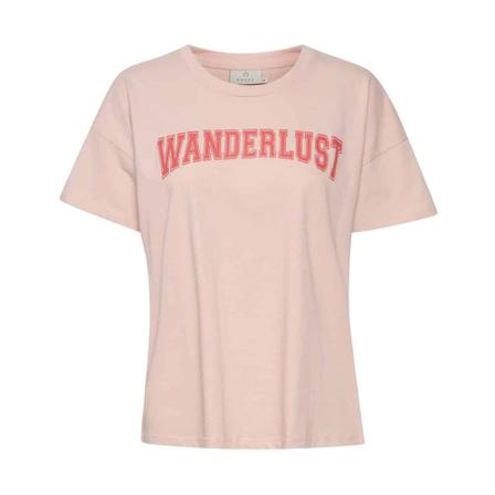 Kaffe Nala t-shirt Pink, Dame T-shirts