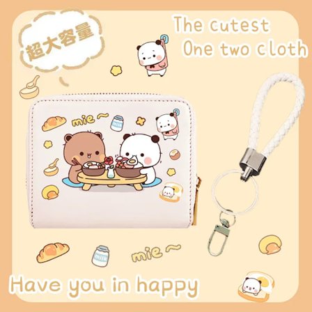 2025 Ny Original Bubu Og Yier Tegneserie Pung Sød Panda Bubu Og Dudu Kawaii Ins Pung Opbevaringstaske Pigers Julegaver