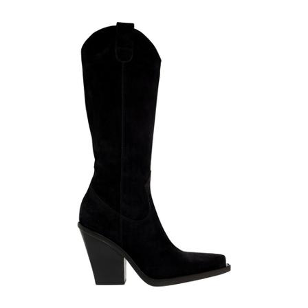 Paris Texas, Vegas heeled boots Zwart, Dames, Maat:39 EU,suede