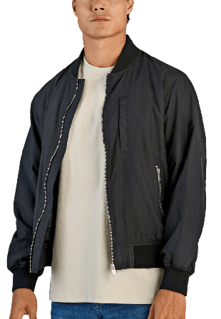 Lindbergh Bomber Jacket Jackor Herr Svart M
