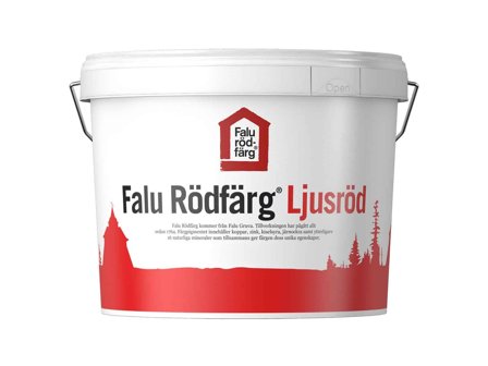 Falu Rödfärg Fasadfärg, Original helmatt, 10L, Ljusröd, Färg & tapeter