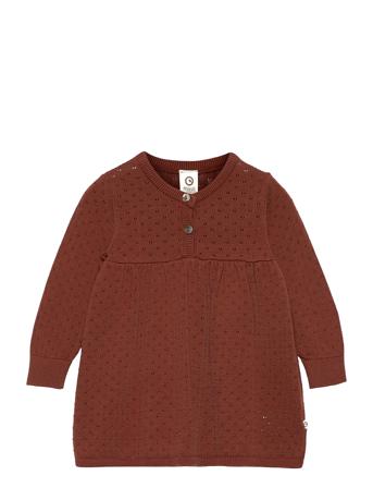 Knit Dress Baby Brown Müsli By Green Cotton