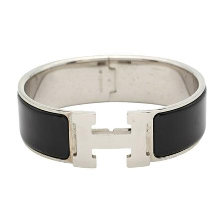 Hermès Vintage Pre-owned Bracelet , Zwart , Dames , Maat: ONE Size Vintage Sieraden