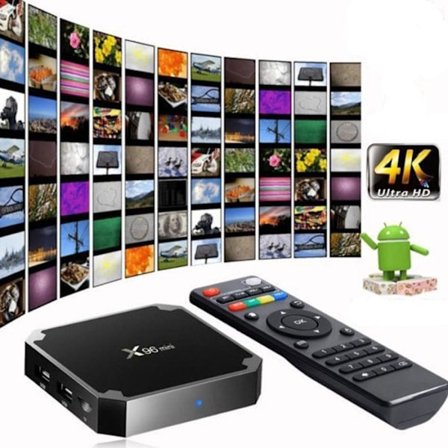 TV Box - TD - Android 9 - 2G RAM - 16G Lagring - 4K HD/3D WiFi 2.4GHz