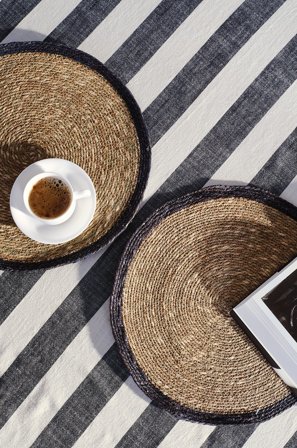 Jotex - Bordmatte Natur/blå - ARI - Kjøp Bordbrikker hos Jotex