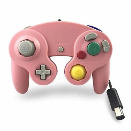 Rosa Gamecube-kontroller, Trådbunden Controller För Wii Nintendo Gamecube