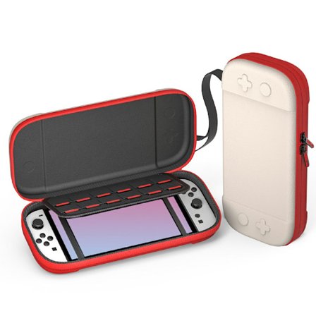 Kompakti säilytyslaukku Nintendo Switch 2 Beige/Punainen