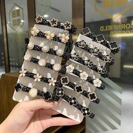 Dobbelt Lag Flettet Hårnål Hårbøjle Knækket Hårklemme Kvinde, ZQKLA