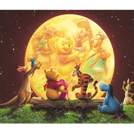 DIY Nalle Puh diamantmålning (30*40 cm)