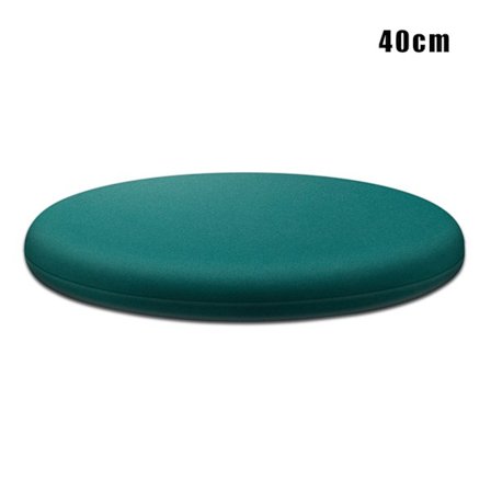 Pyöreä muistivaahtotyyny Mukava Hengittävä Pehmustettu Päällinen Pesu Matto Kotiin Makuuhuoneeseen Olohuoneeseen Tummanvihreä