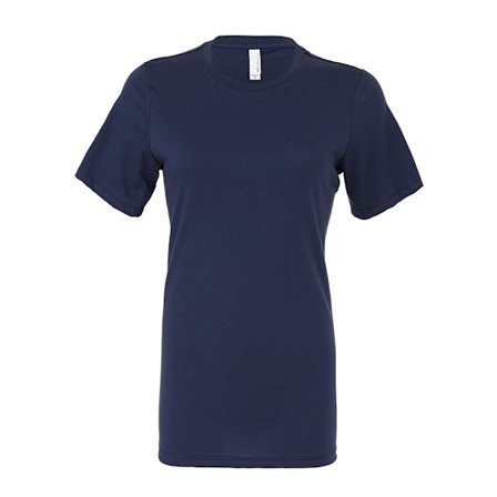 Bella + Canvas Womens/Ladies Relaxed Jersey T-Shirt L Marinblå
