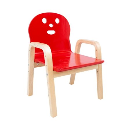 【14y】 Barnstol HAPPY röd