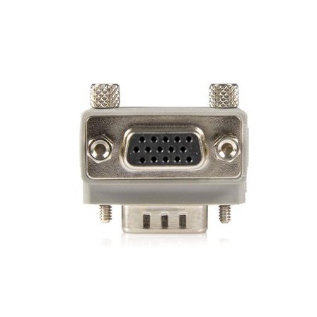 StarTech Right Angle VGA Adapter - Right Angle VGA to VGA - Male/Female - Type 1 - VGA Adapter Cable (GC1515MFRA1) - VGA-adapter
