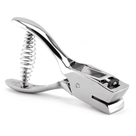 Håndholdt ID-kort Slot Metal Hul Tang Værktøj Til ID-kort Badge Pvc Foto Tags