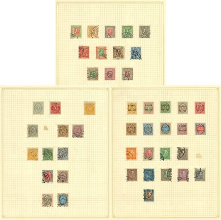 Island - Samling på albumblade