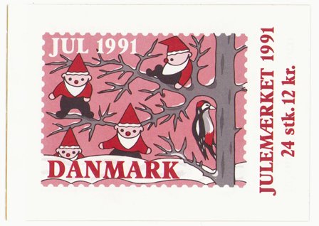 Danmark - julmärkehæfte 1991