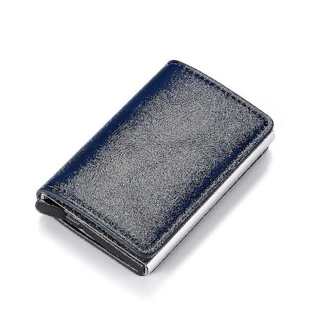 Mode Herr Läderplånböcker Och Korthållare Med RFID-blockering Och Anti-scan Funktion